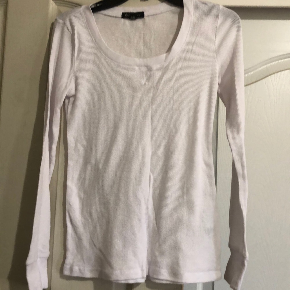 White thermal long sleeve